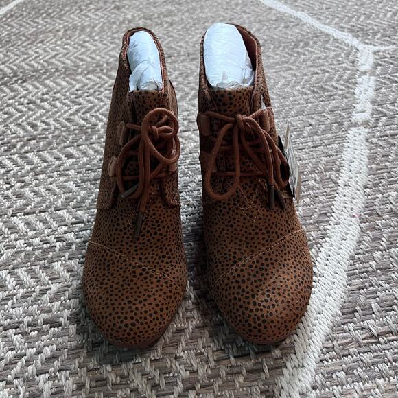 Toms Womens Kala Wedge Boot Sz 8 - Picture 2 of 6